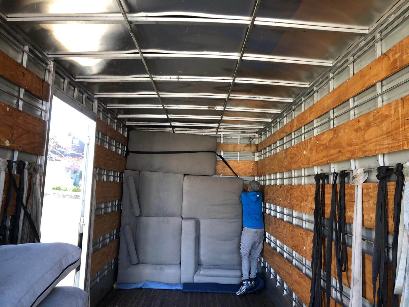 Professional removalist team at work